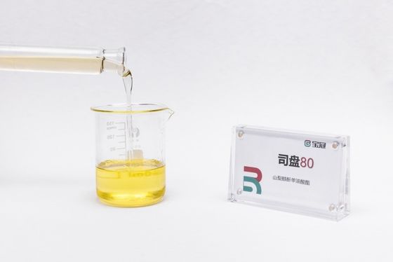 Sorbitane monopalmitaat, S-40, Span40, lichtgeel waxig vaste stof, emulsie stabilisator bij lotionpolymerisatie