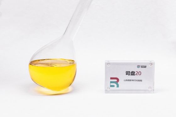 Goede prijs. Sorbitane Monolaurate of sorbitane laurate C18H34O6 HLB waarde 8,6 amber viskeuze vloeibare bevochtigingsmiddel emulgator stabilisator online